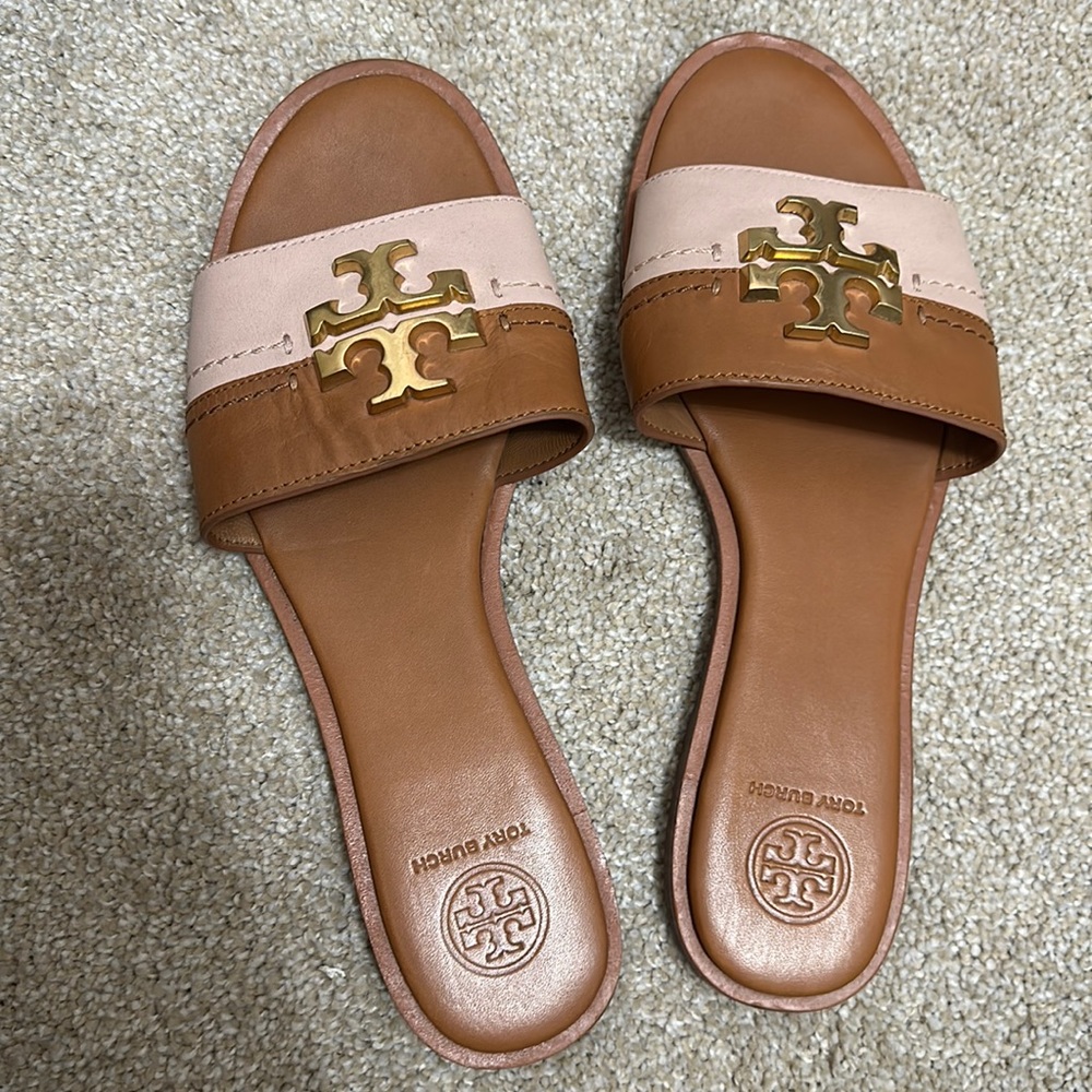 Tory Burch two tone sandals
